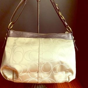 Tan/Brown Authentic Coach handbag